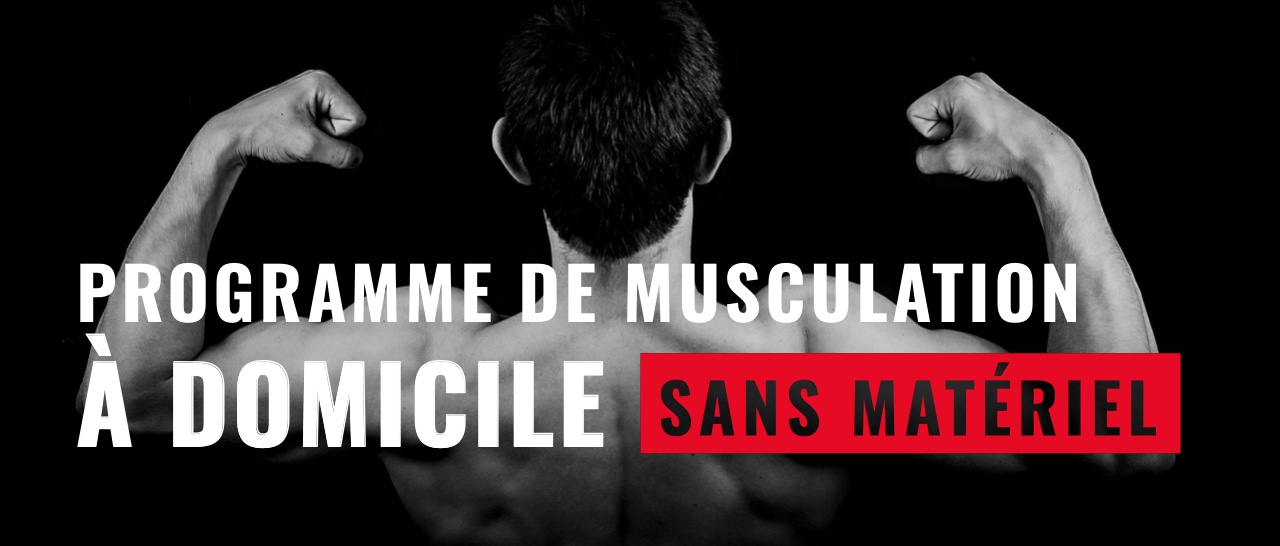 programme de musculation à domicile sans matériel