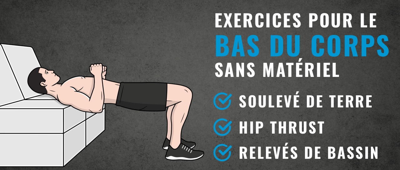 exercices pour le bas du corps sans matériel