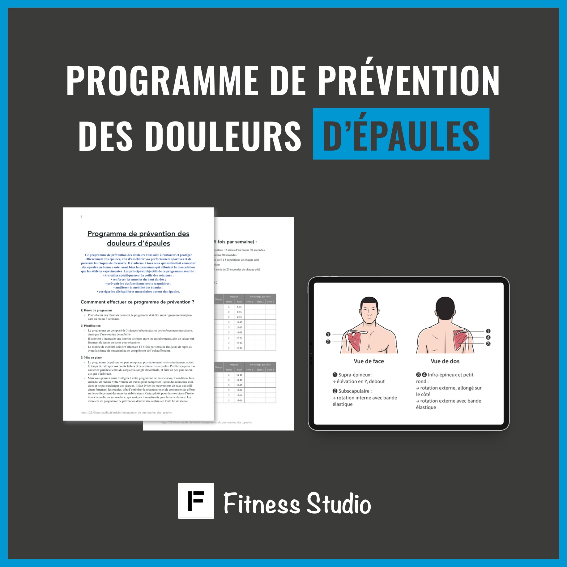 Programme de prévention des douleurs d’épaules