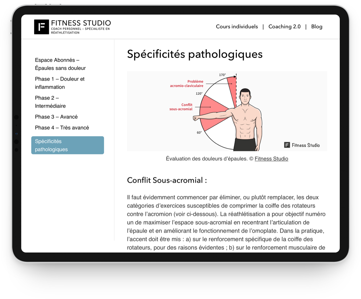 spécificités pathologiques