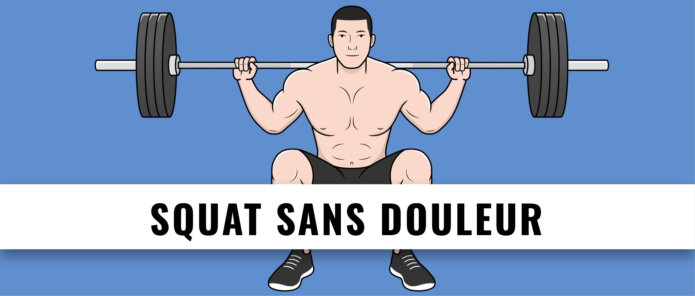 squat sans douleur