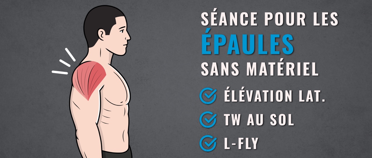 séance pour les épaules sans matériel