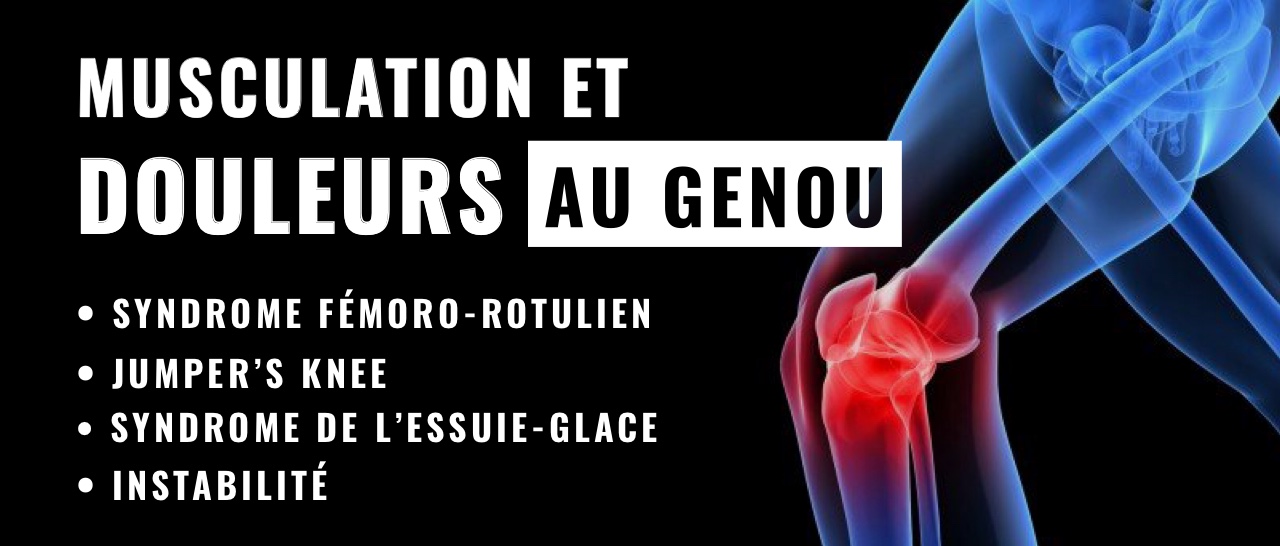 Douleurs au genou en musculation et chez les sportifs
