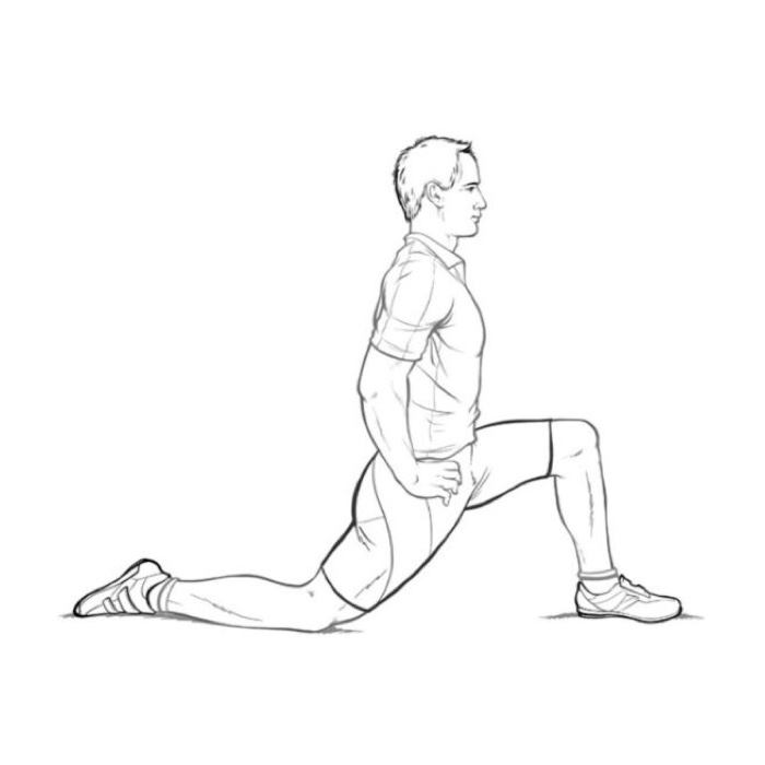 étirement psoas